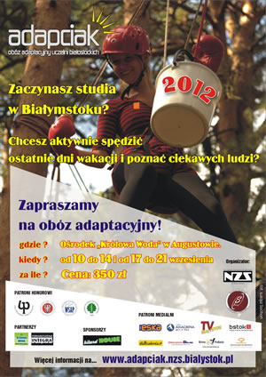 Obóz Adaptacyjny Uczelni Białostockich "Adapciak 2012"