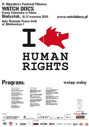 11. Objazdowy Festiwal Filmowy Watch Docs Prawa Człowieka w Filmie 