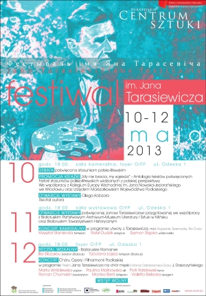 Festiwal im. Jana Tarasiewicza w OiFP