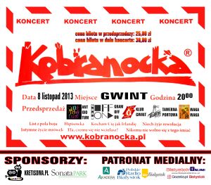 Kobranocka - koncert