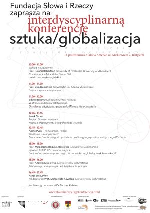Konferencja sztuka/globalizacja
