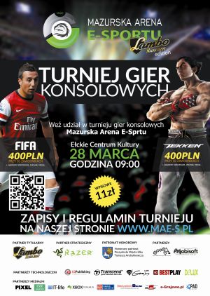 Turniej Gier Konsolowych Mazurska Arena E-Sportu