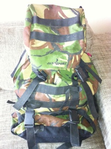 Plecak JanySport GROT militaria kamuflaż brytyjski 