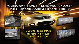 Polerowanie,Czyszczenie,Regeneracja Lamp,Kloszy Samochodowych Białystok 1000-lecia P.P. 8