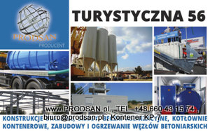 Producent konstrukcji stalowych, zbiorników, silosów na cement, wapno