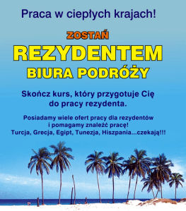PRACA rezydenta biura podróży
