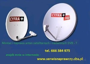 ustawianie anteny NC plus w Białymstoku 