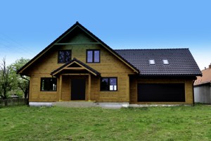 Sprzedam nowy  drewniany dom z bala w stanie surowym zamkniętym, okolice Sokółki