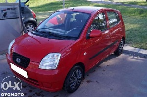 CZERWONE KIA PICANTO 2005,benzyna,175tys.km