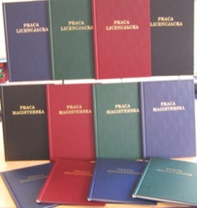 Wydruk i oprawa prac magisterskich, licencjackich, dyplomowych, inżynierskich