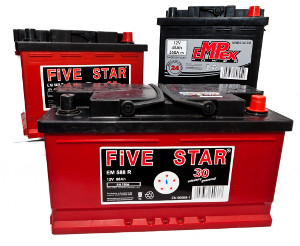 Nowe akumulatory FIVE STAR