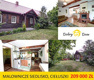 *** PIĘKNE, ODRESTAUROWANE SIEDLISKO W MIEJSCOWOŚCI CIEŁUSZKI ***