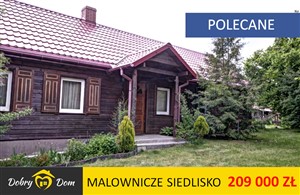 *** PIĘKNE, ODRESTAUROWANE SIEDLISKO W MIEJSCOWOŚCI CIEŁUSZKI ***