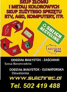 =SKUP ZŁOMU STALOWEGO - METALI KOLOROWYCH - ZUŻYTEGO AGD - AKUMULATORÓW==