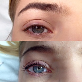 lifting laminacja botox rzęs 