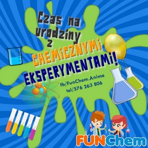 Czas na urodziny z CHEMICZNYMI EKSPERYMRNTAMI! FunChem Animacja urodzinowa