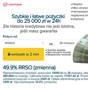 Pozabanki Kredyt Pozabankowy Online do 25 000 zł