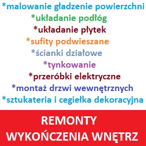 Usługi remontowo-wykończeniowe