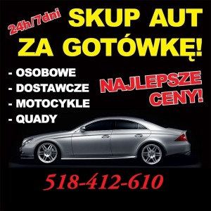 Skup Aut Całe Podlaskie/Najlepsze Ceny 7/24 GOTÓWKA!