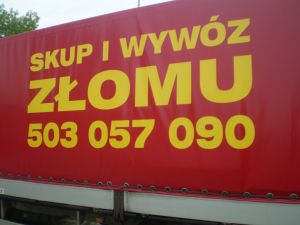 SKUP ZŁOMU - WYWÓZ ZŁOMU - tel. 503-057-090