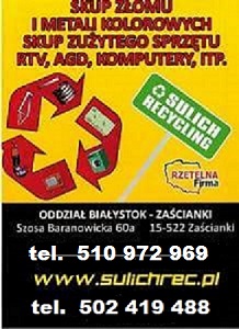 ''' ZŁOM - SKUP - WYWÓZ - CENY KONKURENCYJNE ''' TEL. 502-419-488