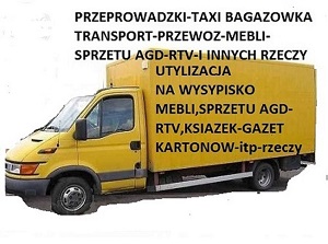 Bagazowki-TRANSPORT MEBLI AGD-RTV SPRZET i materialy budowlane-przeprowadzki drobne z tragarzami