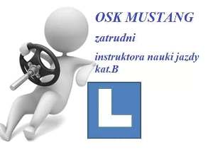 Zatrudnię instruktora nauki jazdy kat.B