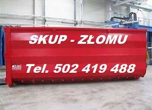 ZŁOM - SKUP - WYWÓZ - CENA KONKURENCYJNA - TEL. 502-419-488