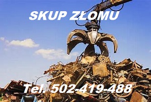 ZŁOM - SKUP - WYWÓZ - CENA KONKURENCYJNA - TEL. 502-419-488