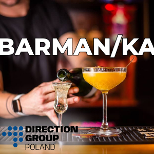 Barman/ka do przyuczenia, praca w godzinach popołudniowych!