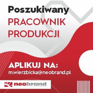 POSZUKIWANY PRACOWNIK PRODUKCJI