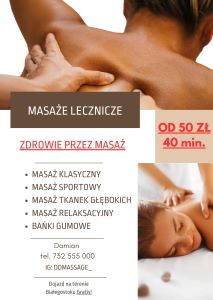 Masaże Lecznicze - Zdrowie przez Masaż