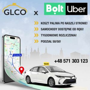 Zatrudnimy na BOLT,FREE NOW,UBER