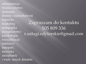 Pomoc w pisaniu prac, poprawa plagiatu, analiza danych