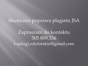 Poprawa plagiatu JSA