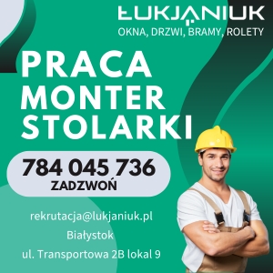 Pomocnik montażysty stolarki otworowej