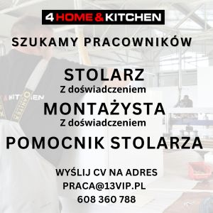 Szukamy pracowników na stolarnie 
